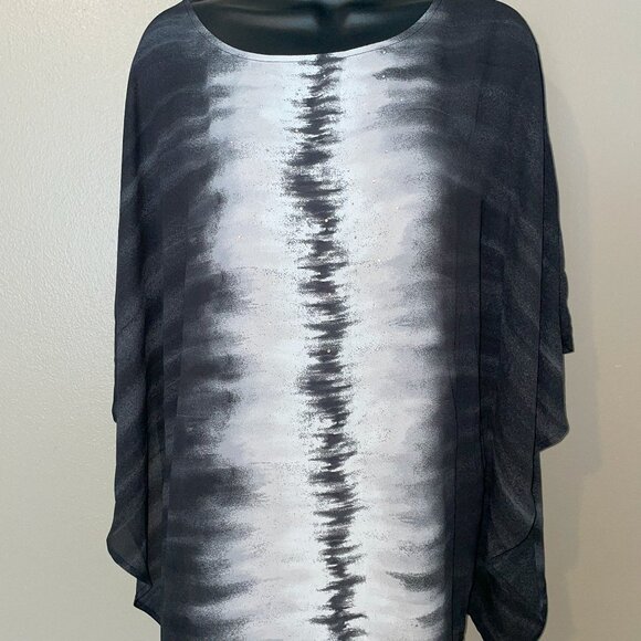 A571890** As Is Quacker Factory Embellished Tie Dye Caftan - Picture 1 of 3
